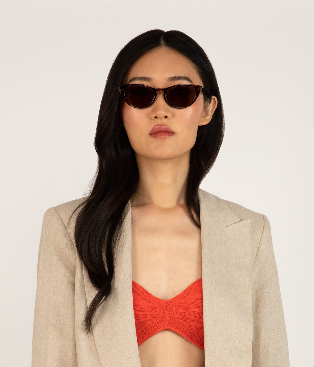 AMARA Brown Cat-Eye Sunglasses Matt & Nat Women|Sale