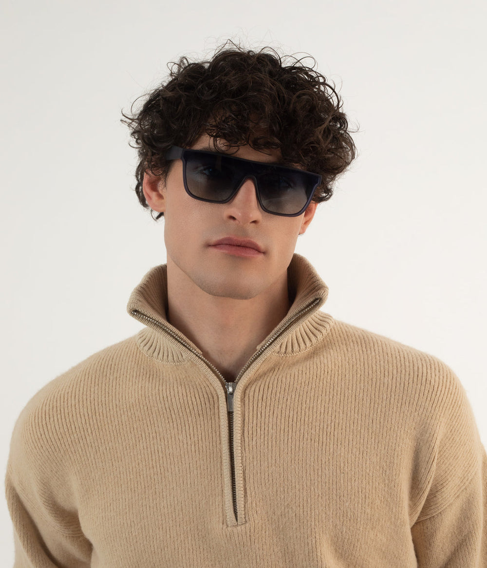 FEIGE Blue Square Sunglasses Matt & Nat Women